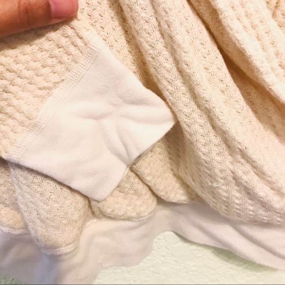 Three dots top ribbed wrap front long sleeve USA - Picture 6 of 9